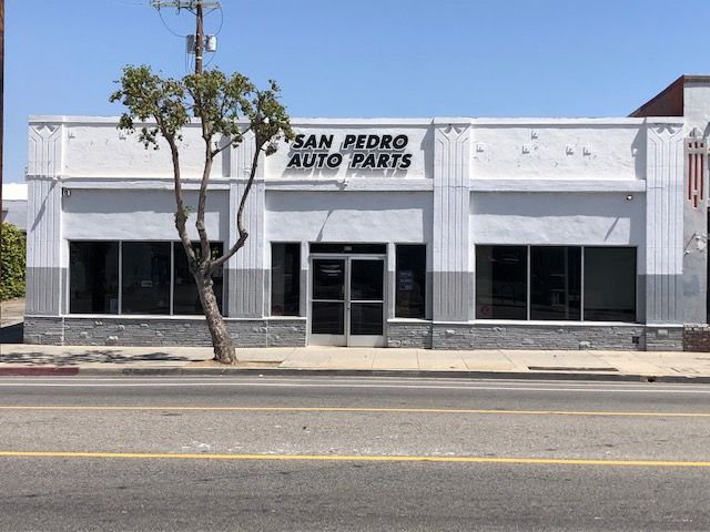 San Pedro Auto Parts storefront at 922 S. Pacific Avenue